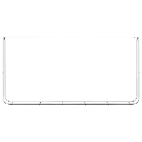 vidaXL Le&ntilde;ero acero galvanizado 300x25x150 cm