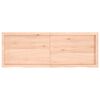 vidaXL Tablero de mesa madera maciza roble sin tratar 140x50x(2-4) cm