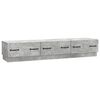 vidaXL Mueble de TV con caj&oacute;n Gris Hormig&oacute;n 147 x 34,5 x 27 cm