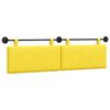 vidaXL Cabecero colgante Amarillo Claro Tela de Pana