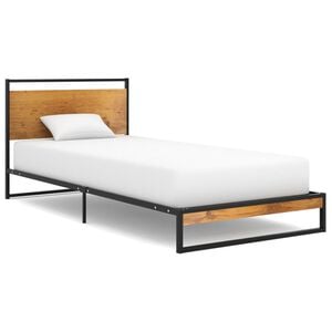 vidaXL Estructura de cama sin colch&oacute;n metal 100x200 cm