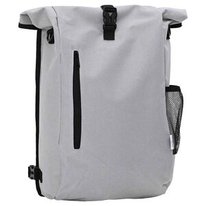 vidaXL Bolsa de bicicleta Gris 31 x 13 x 58 cm Poli&eacute;ster