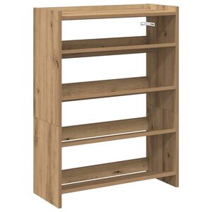 vidaXL Zapatero artesanal de madera contrachapada 60x25x81 cm