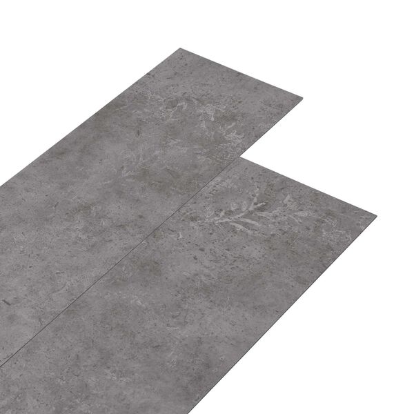 vidaXL Tableros de Suelo 36 pcs Gris Concreto 5,02 m&sup2; PVC