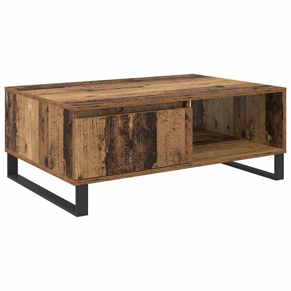 vidaXL Mesa de Caf&eacute; Madera envejecida 90 x 60 x 35 cm