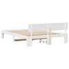 vidaXL Estructura de cama 140 x 200 cm Madera de pino macizo
