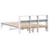 vidaXL Estructura de cama sin colch&oacute;n madera de pino blanca 140x190 cm