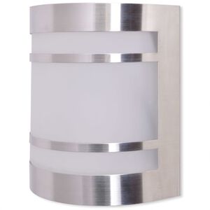 vidaXL L&aacute;mpara de pared para exteriores acero inoxidable