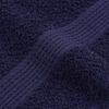 vidaXL Toallas FROGN 10 uds azul marino 100x200 cm 360 g/m&sup2;