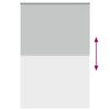 vidaXL Estor Enrollable Opaco gris claro 160x230cm Tela Ancho 156,6cm