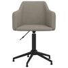 vidaXL Sillas de comedor giratorias 4 unidades terciopelo gris claro