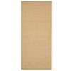 vidaXL Alfombra de sisal natural 66x150 cm