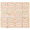 vidaXL Cabecero de cama de pared madera maciza de pino 126x3x91,5 cm