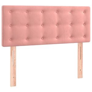 vidaXL Cabecero de terciopelo rosa 100x5x78/88 cm
