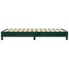 vidaXL Estructura de cama con somier terciopelo verde oscuro 90x200cm