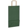 vidaXL Bolsas de papel con asas 50 uds verde 21x11x36 cm
