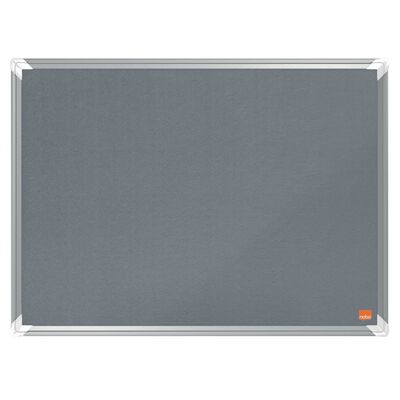Nobo Tablón de anuncios de corcho Premium Plus 60x45 cm gris
