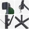 vidaXL Parasol de cantilever tipo pl&aacute;tano Verde 249 x 249 x 250 cm