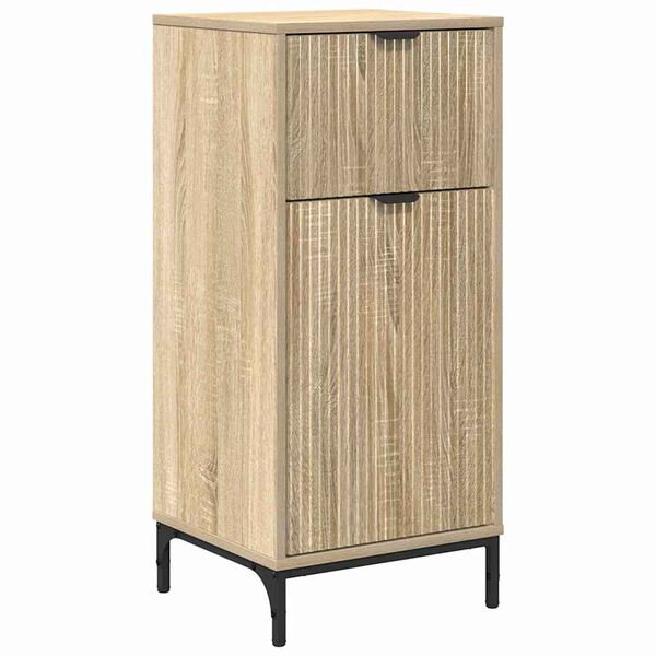vidaXL Gabinete de Ba&ntilde;o con caj&oacute;n Roble Sonoma 39,5 x 36 x 88 cm