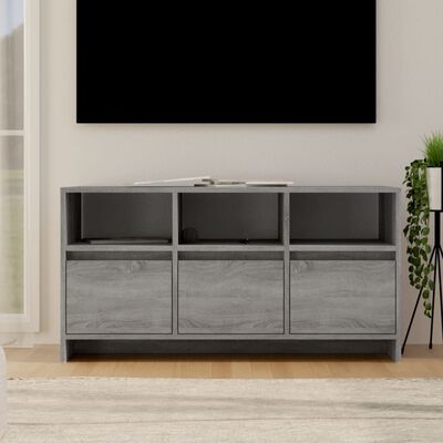 vidaXL Mueble de TV madera de ingeniería gris Sonoma 102x37,5x52,5 cm