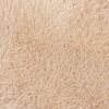 vidaXL Alfombra peluda de pelo largo NAVARRA beige 240x240cm poli&eacute;ster