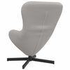 vidaXL Sill&oacute;n huevo Gris Claro 63 x 73 x 90 cm tela