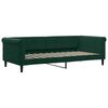 vidaXL Sof&aacute; cama nido terciopelo verde oscuro 90x200 cm