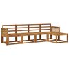 vidaXL Conjunto de sof&aacute;s de exterior 5 pcs Natural