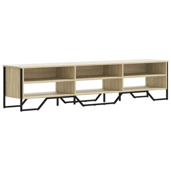 vidaXL Mueble de TV madera de ingenier&iacute;a roble Sonoma 180x34x41 cm