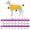 vidaXL Chubasquero para perros con tiras reflectantes amarillo M