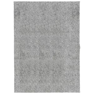 vidaXL Alfombra peluda de pelo largo moderna PAMPLONA gris 140x200 cm