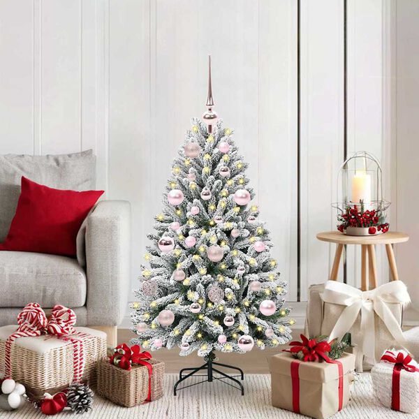 vidaXL &Aacute;rbol de Navidad artificial Verde y 120 cm PVC y Metal
