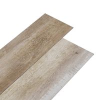 vidaXL Lamas de suelo no autoadhesivas PVC madera deslavada 5,26 m²