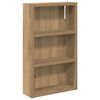 vidaXL Armario de pared para ba&ntilde;o Roble artisan 30 x 10 x 50 cm
