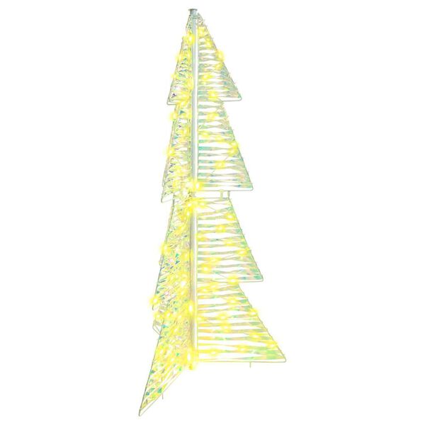 vidaXL &Aacute;rbol de Navidad con 100 LED C&aacute;lido 120 cm PET