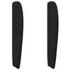 vidaXL Oreja de cabecero Negro Terciopelo
