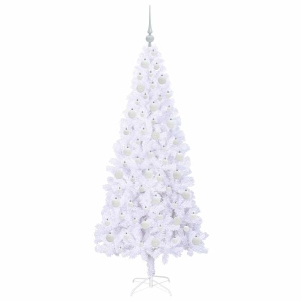 vidaXL Árbol de Navidad artificial con 300 LED 180 cm PVC y Acero
