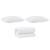vidaXL Edredón con almohada 3 pcs Microfibra