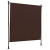 vidaXL Cortina de Rodillo Exterior Marr&oacute;n 100 x 270 cm