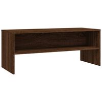 vidaXL Mueble de TV madera contrachapada roble marrón 100x40x40 cm