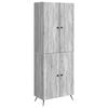 vidaXL Juego de armarios 2 pcs Sonoma gris Madera de ingenier&iacute;a