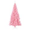 vidaXL &Aacute;rbol de Navidad con 300 LED con soporte Rosa 240 cm PVC