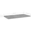 vidaXL Estante estanter&iacute;a 4uds contrachapada gris hormig&oacute;n 40x20x1,5cm