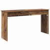 vidaXL Soporte para teclado Madera vieja 120 x 32 x 64 cm