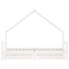 vidaXL Estructura cama ni&ntilde;os con cajones madera pino blanco 80x200 cm