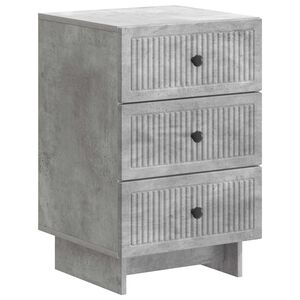 vidaXL Armario de Noche con caj&oacute;n Gris Hormig&oacute;n 43 x 41 x 66,5 cm