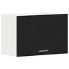 vidaXL Mueble colgante Lyon Roble Negro 60 x 31 x 40 cm