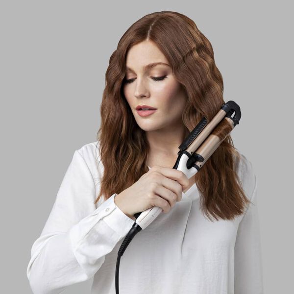 REMINGTON Moldeador de pelo ajustable 4 en 1 con tenacillas PROluxe