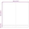 vidaXL Toldo Retr&aacute;ctil Rojo y Negro 300 x 250 cm Tela y Metal