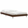 vidaXL Estructura de cama sin colchón madera marrón roble 90x200 cm